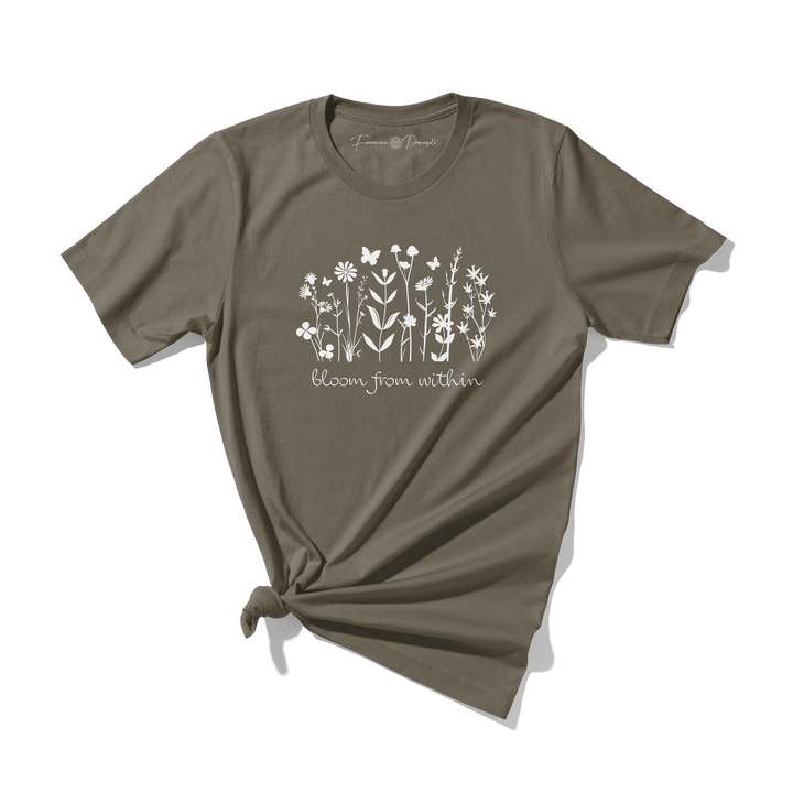 Bloom From Within T-Shirt Army