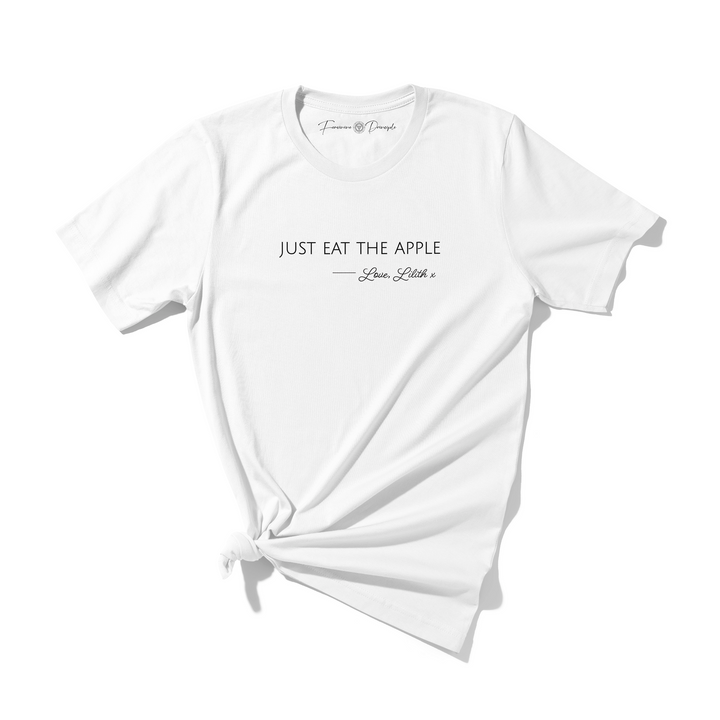 Just Eat The Apple T-Shirt White