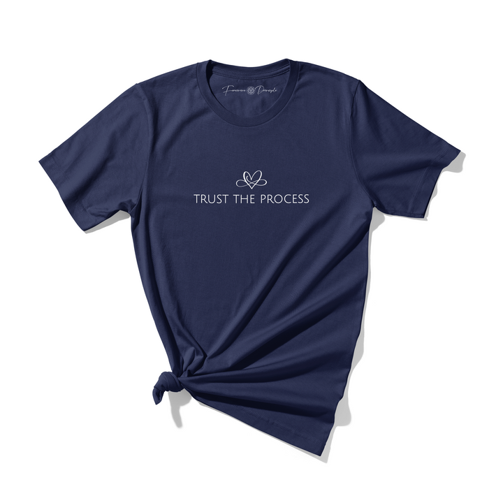Trust The Process T-Shirt Navy